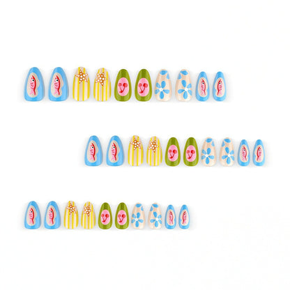Kreatives Nagelkunst Set mit Verspielten Motiven Brehn