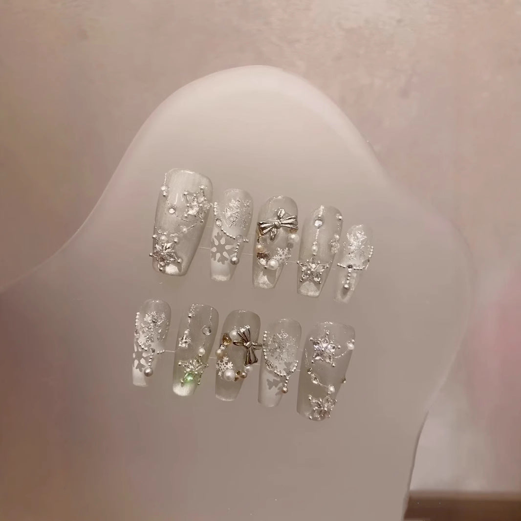 Frosted Dekoratives Design Press-On Nagelset
