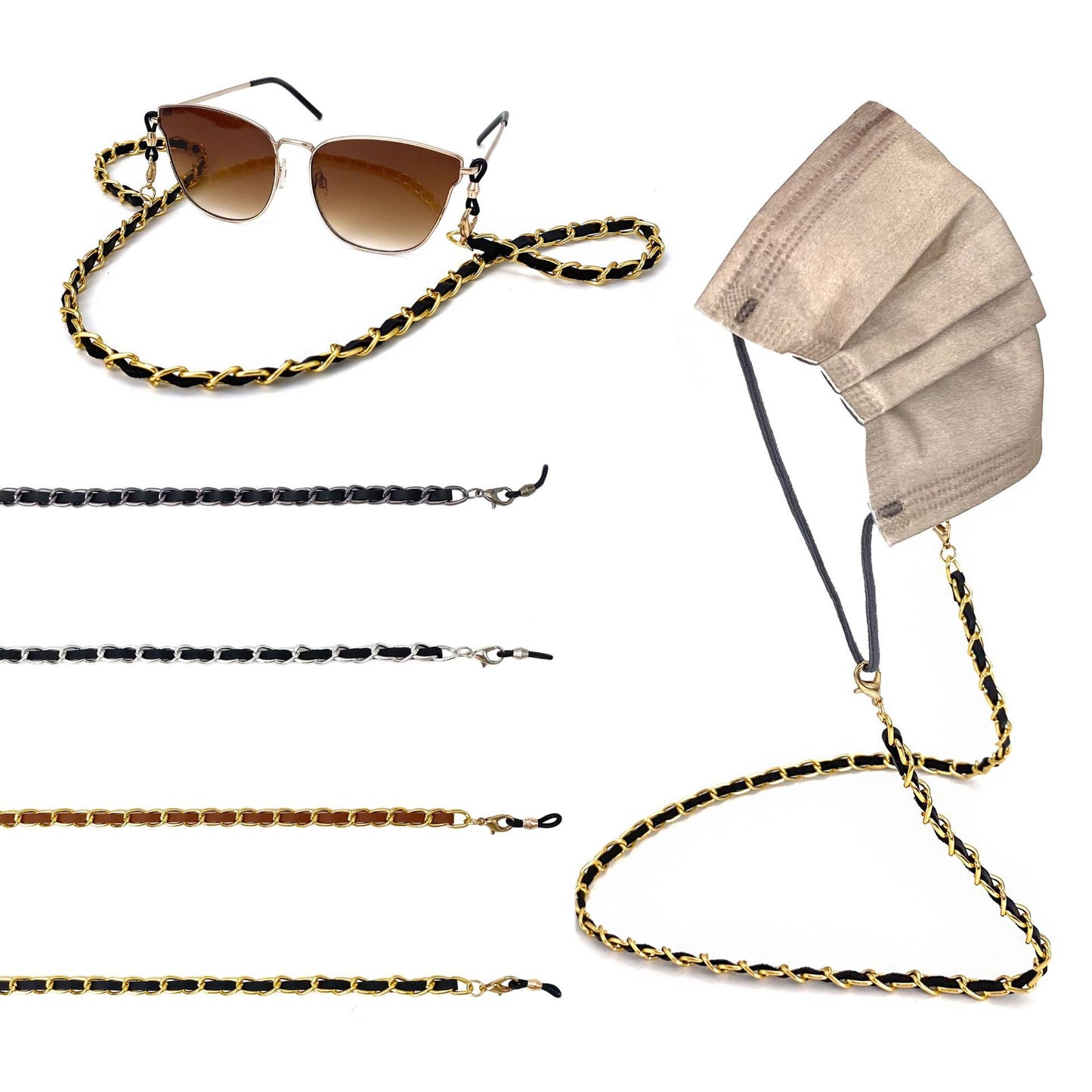 Elegante Kettenbrille Strap Brehn