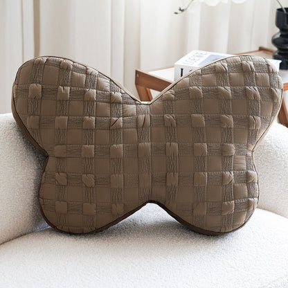 modernes und dekoratives Kissen im Schmetterlingsdesign