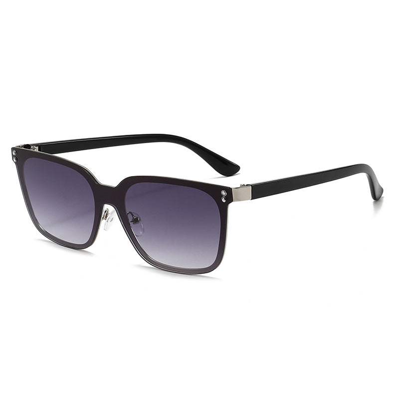 Herren Luxus Oversized Quadratische Sonnenbrille Brehn