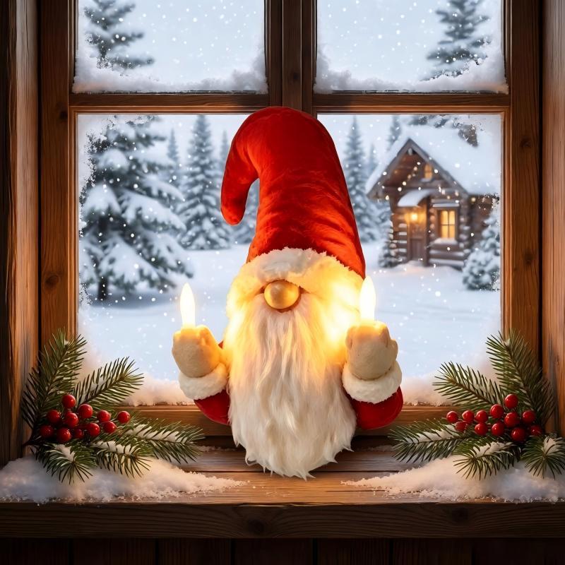 Humorvolle Weihnachtslicht-Figur Brehn