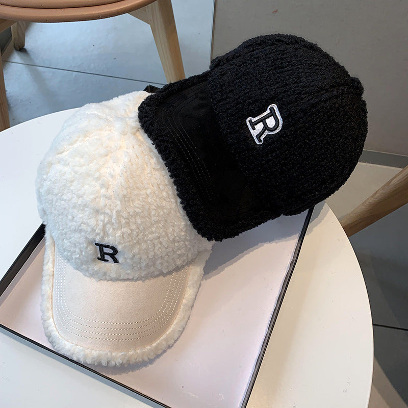 Damen Fuzzy Plush Baseball Cap Brehn