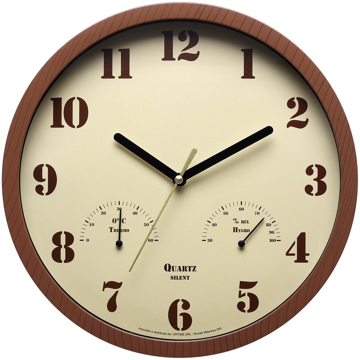 Wandthermometer und Hygrometer Brehn