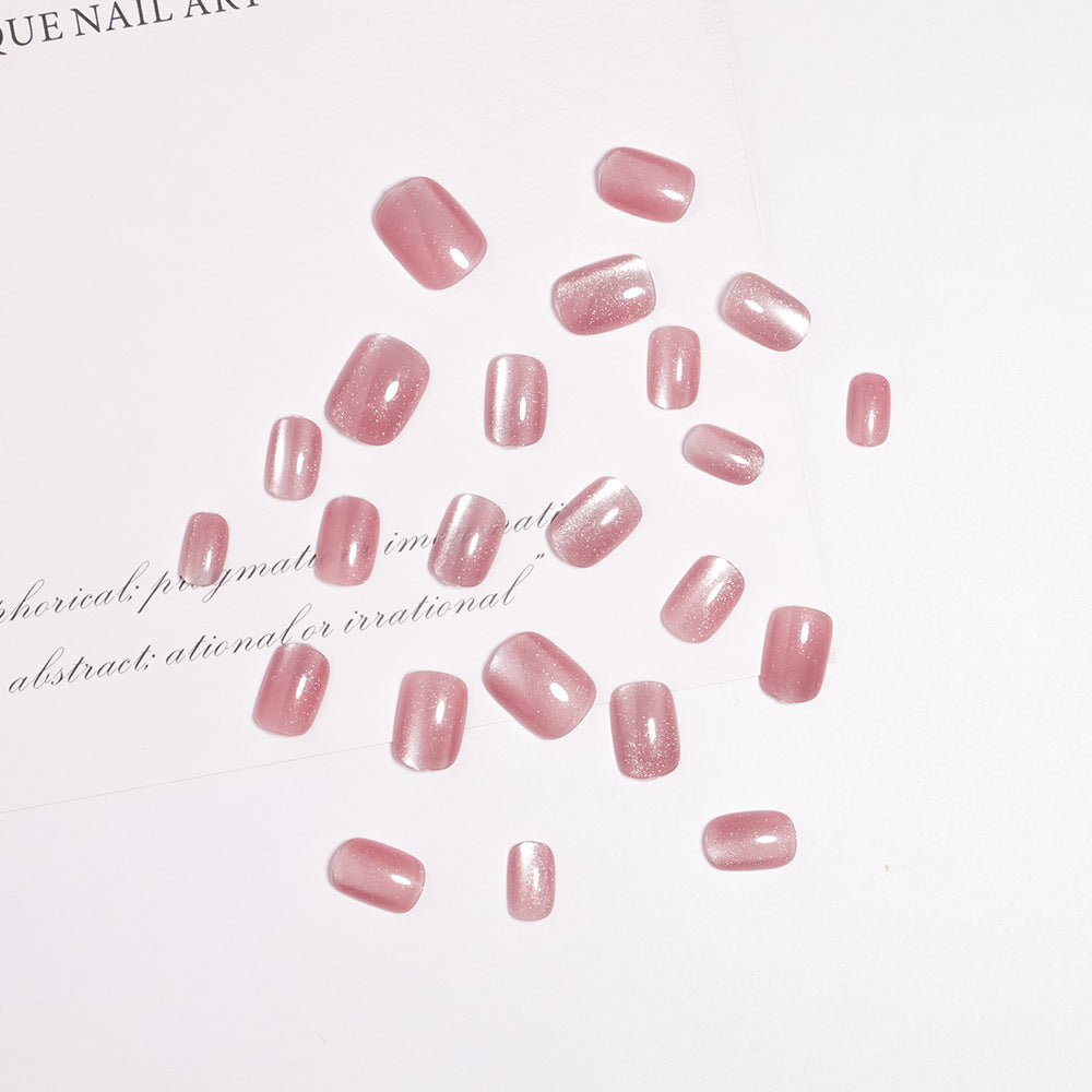 Schimmerndes Farbverlauf Press-On Nagelset Brehn