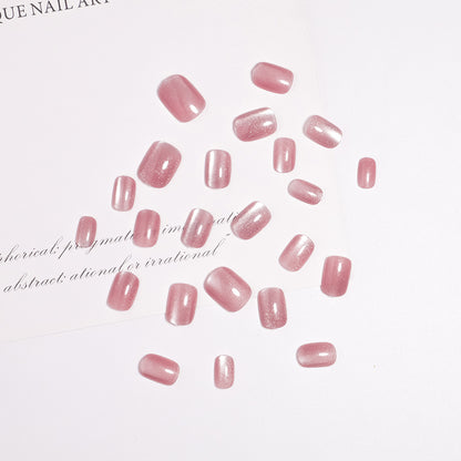 Schimmerndes Farbverlauf Press-On Nagelset Brehn
