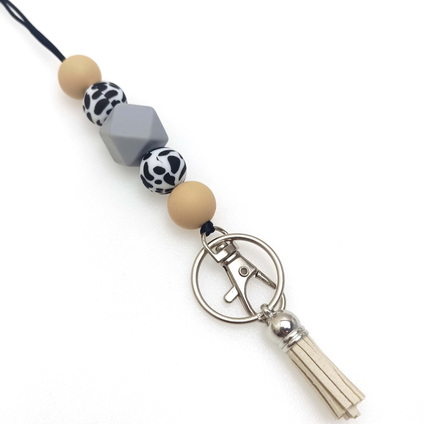 Farbenfrohe Perlen Schlüsselanhänger Halter Brehn