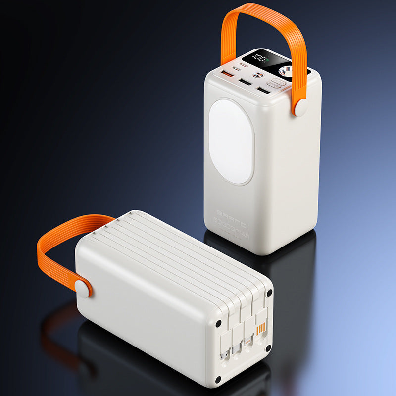 Tragbare Powerbank mit Multifunktionalem Led-Licht und Smart-Ladeanzeige Brehn
