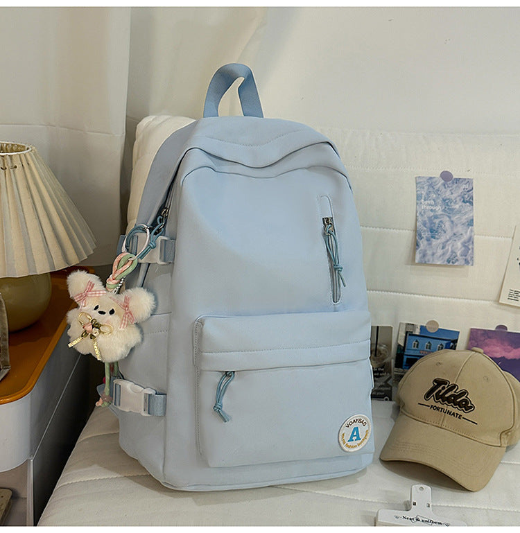 Minimalist Multi-Taschen Schulrucksack
