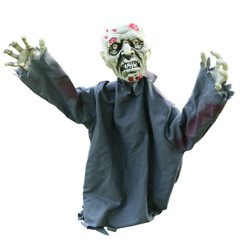 Animierte gruselige Zombie-Dekoration Brehn