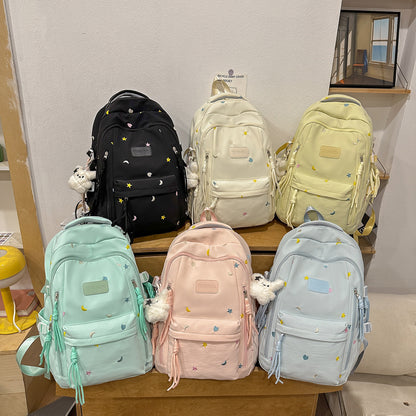 Stylischer Bestickter täglicher Rucksack Brehn