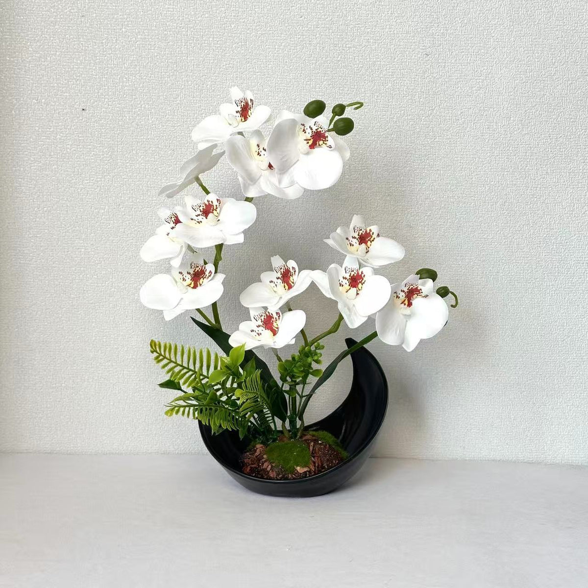 Lebensechte Orchideenblütenanzeige