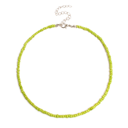 Buntes Perlen-Choker-Halsband Brehn