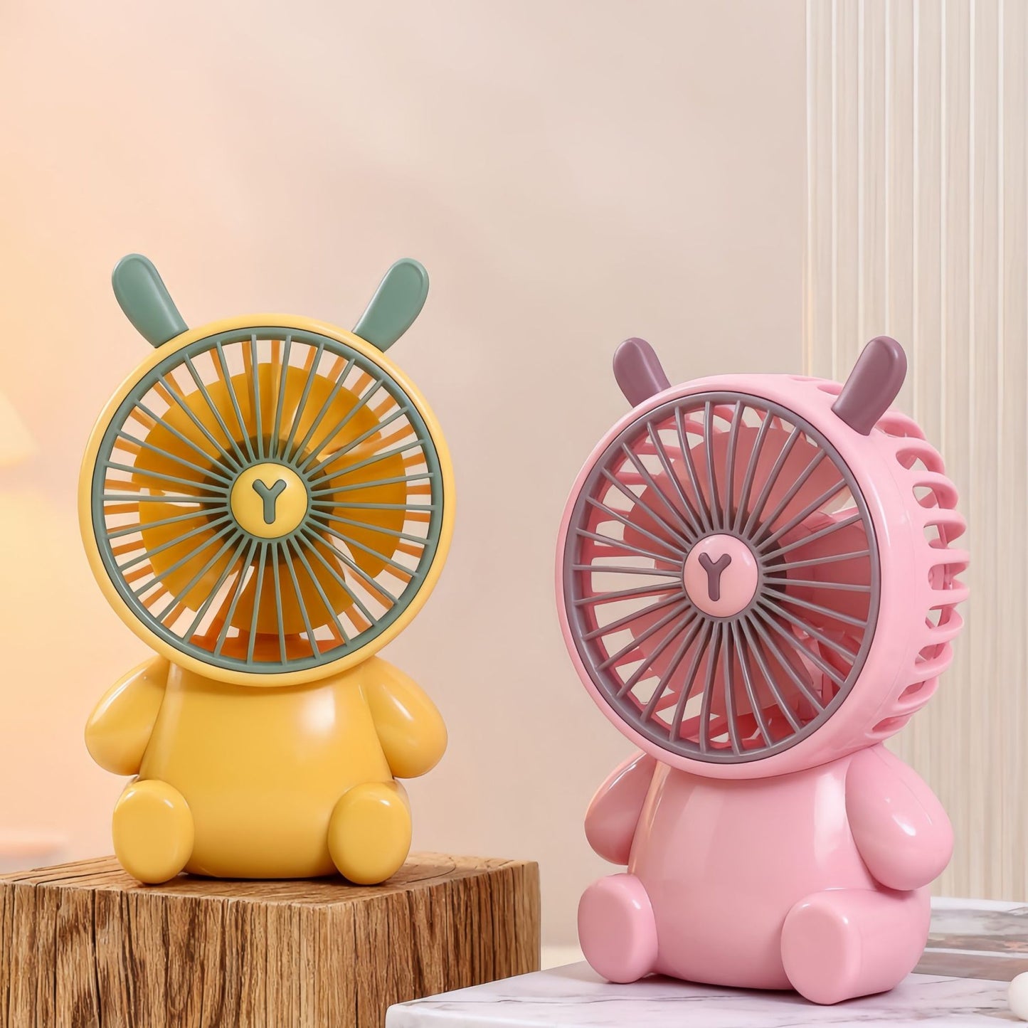Damen Süßer Handventilator im Tierdesign Brehn