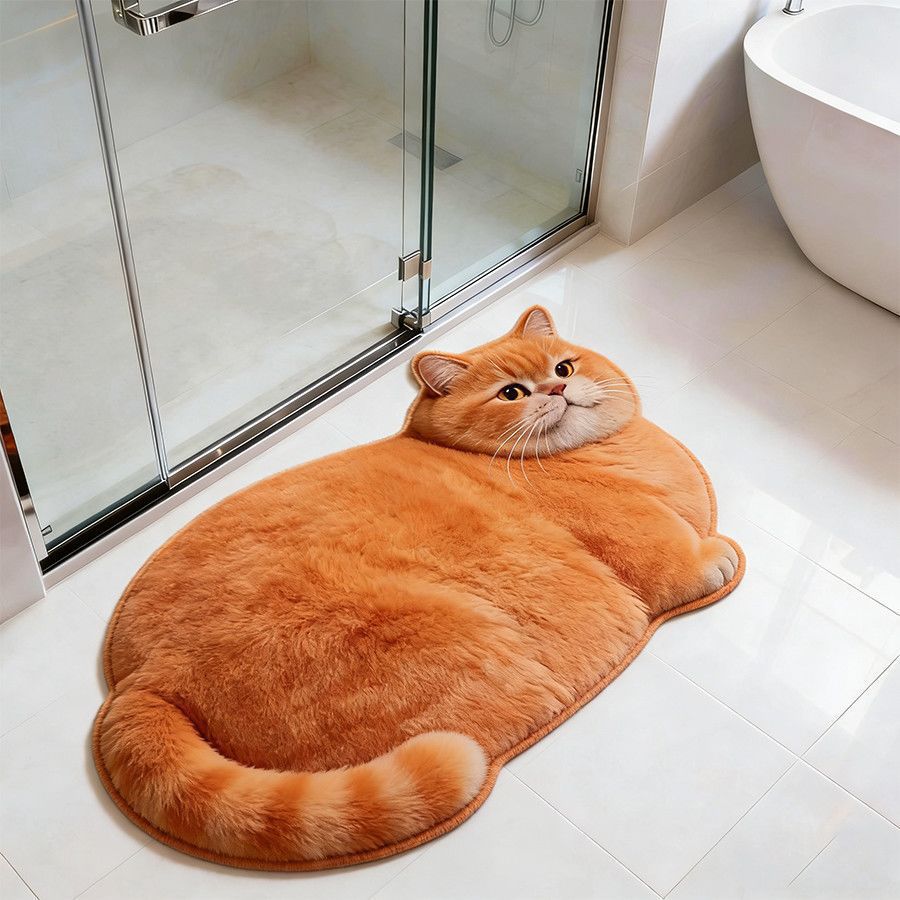 Katzenförmige Badmatte Brehn