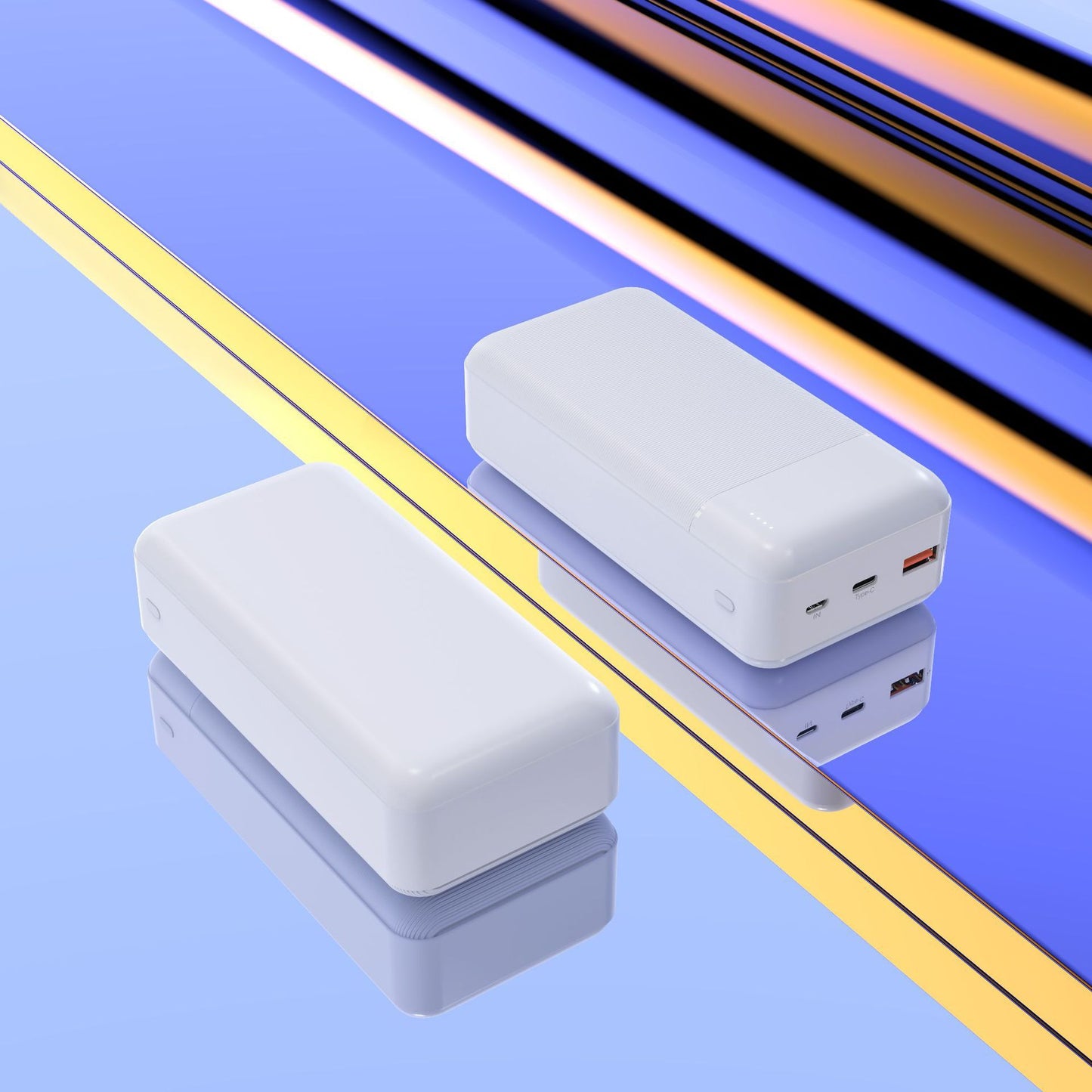 Tragbare Powerbank mit Leistungsstarker Schnellladefunktion und Integrierter Led-Anzeige Brehn