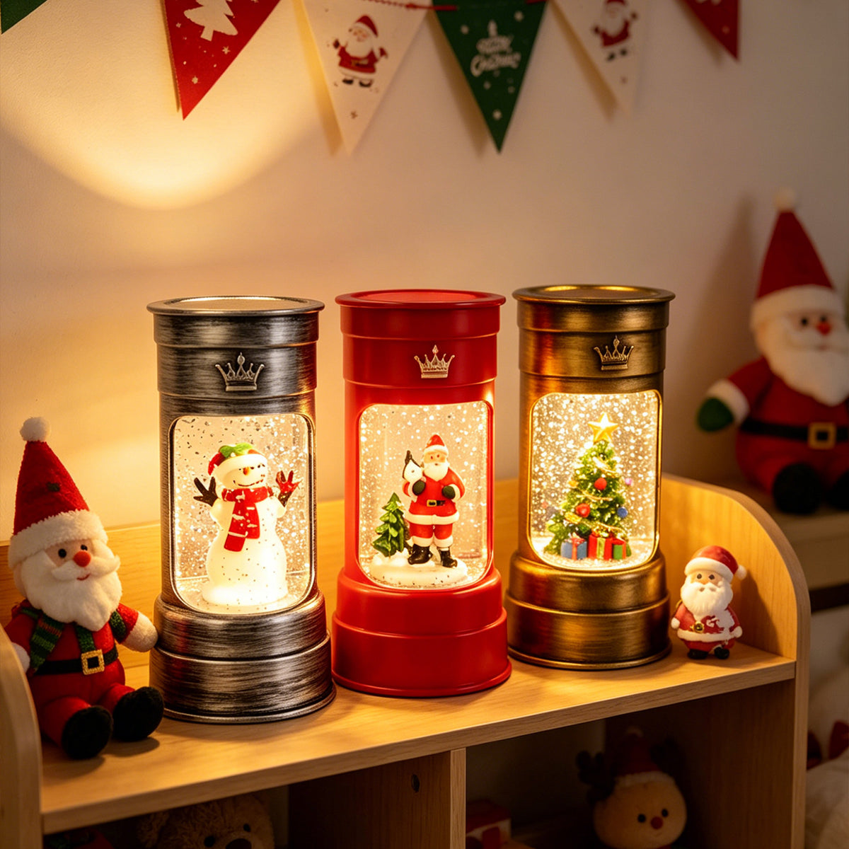 Glitzernde Weihnachtslaterne Brehn