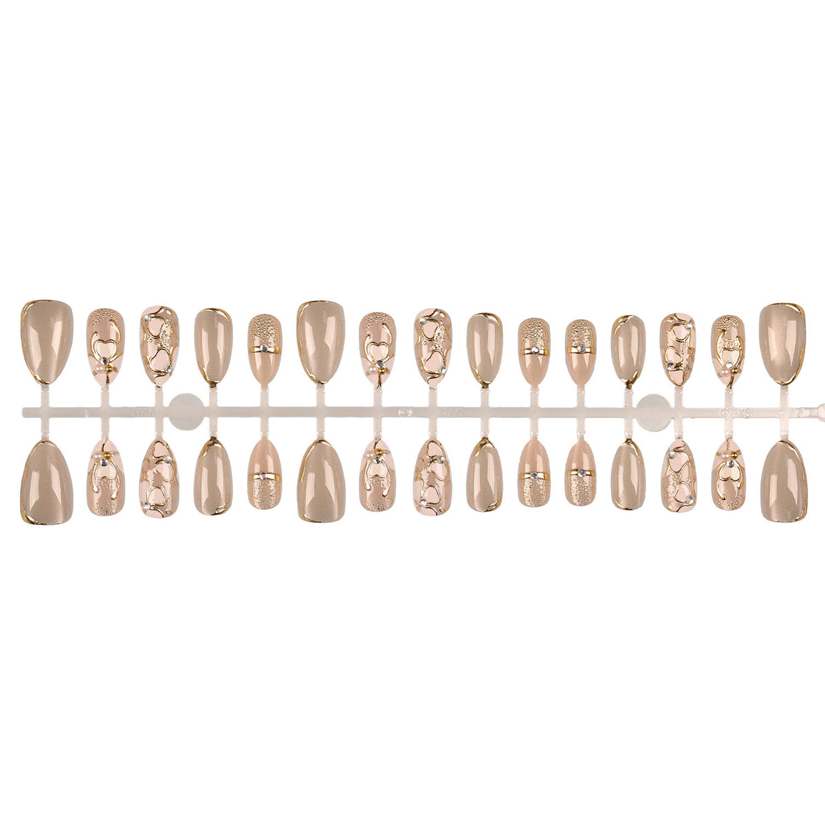 Elegantes Press-On Nageldesign-Set