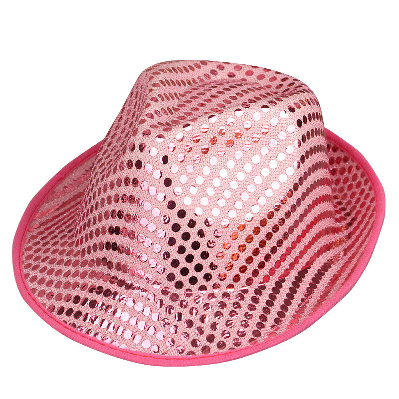 Schimmernder Party Fedora Hut
