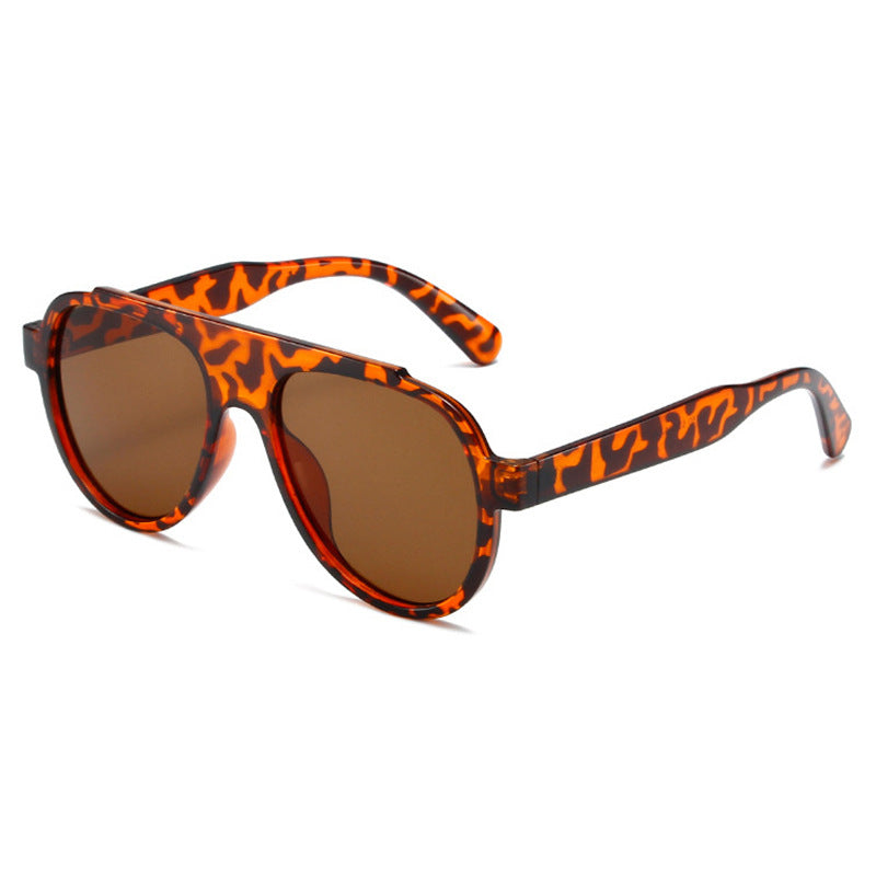 Damen modische Sonnenbrille im auffälligen Animal-Print Brehn