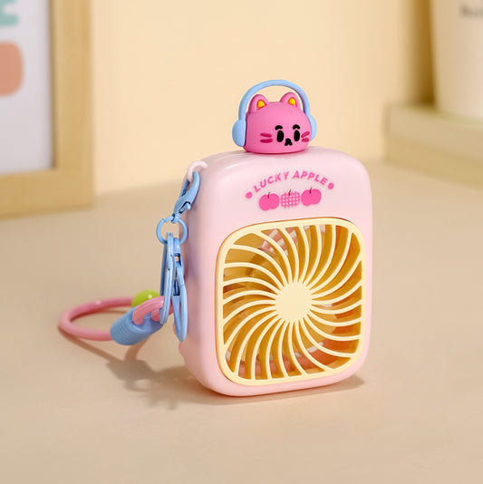 Damen kreativer tragbarer Mini-Ventilator mit Katzenmotiv Brehn