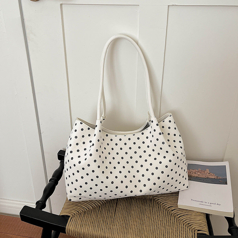 WoChic Polka Dot Schultertasche Brehn