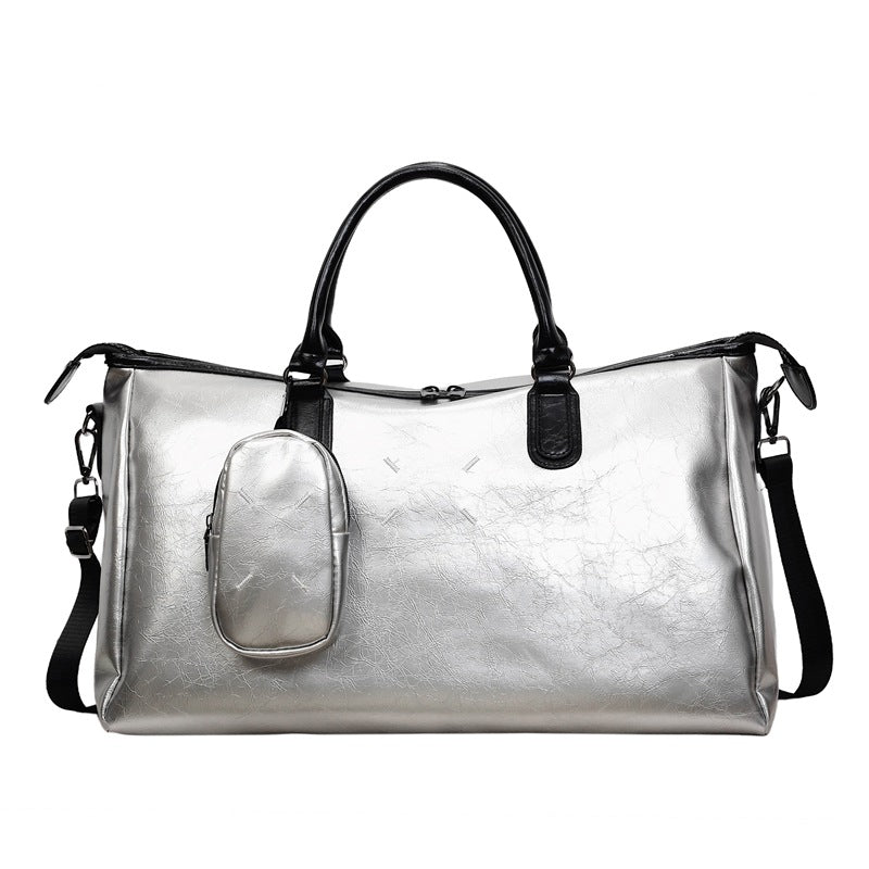 Luxuriöse Leder-Wochenend-Reise-Duffle-Bag Brehn