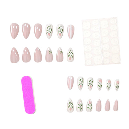 Blumeninspiriertes Acryl-Nagelkunst-Set Brehn