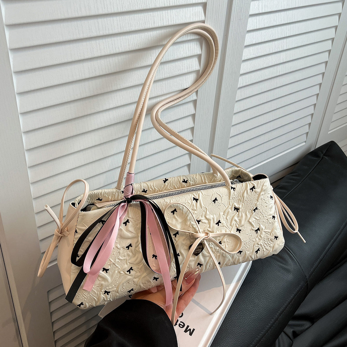 Elegante gesteppte Handtasche