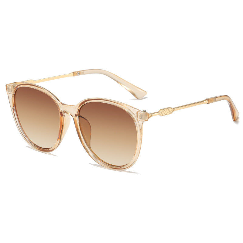 Damen Modische Cat-Eye Sonnenbrille mit verspiegelten Gläsern Brehn