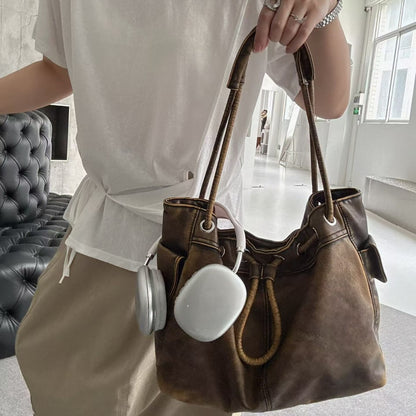 Erschöpftes Leder Schlapp-Tote