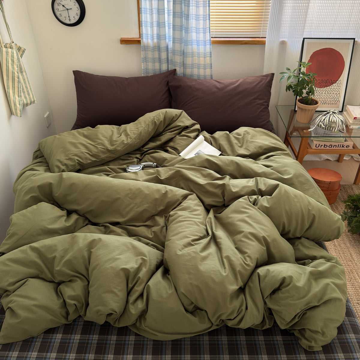 Extra-fluffige Daunen-Alternative Komfortdecke mit gebürstetem Baumwollbezug & Baffle-Box-Konstruktion