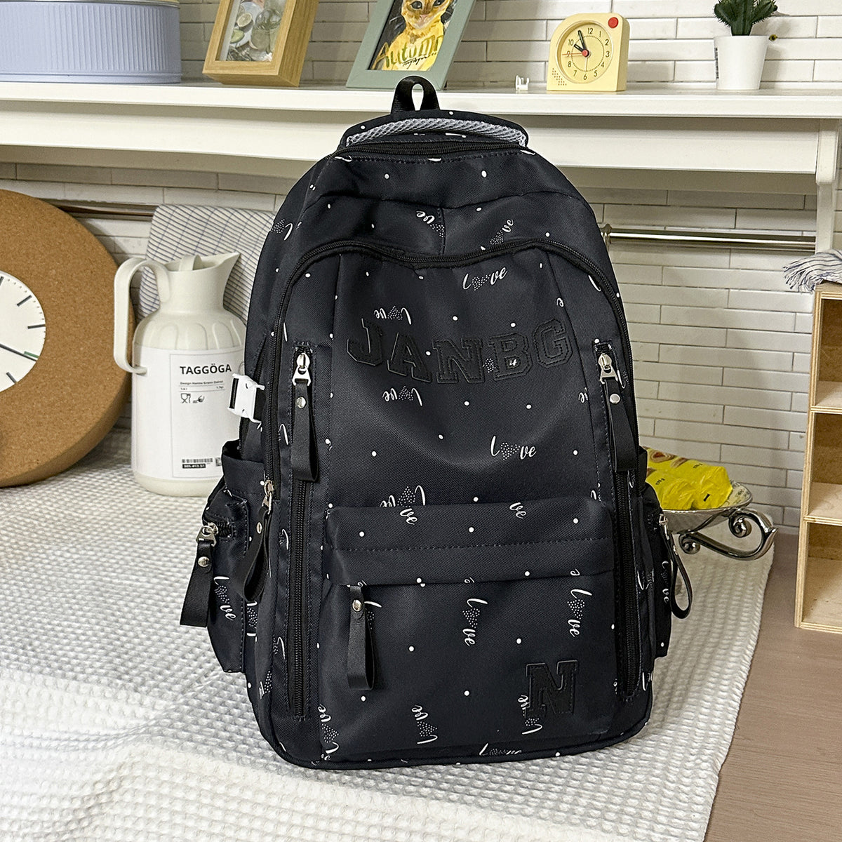 Stylische Undurchsichtige Stoff Rucksack Brehn