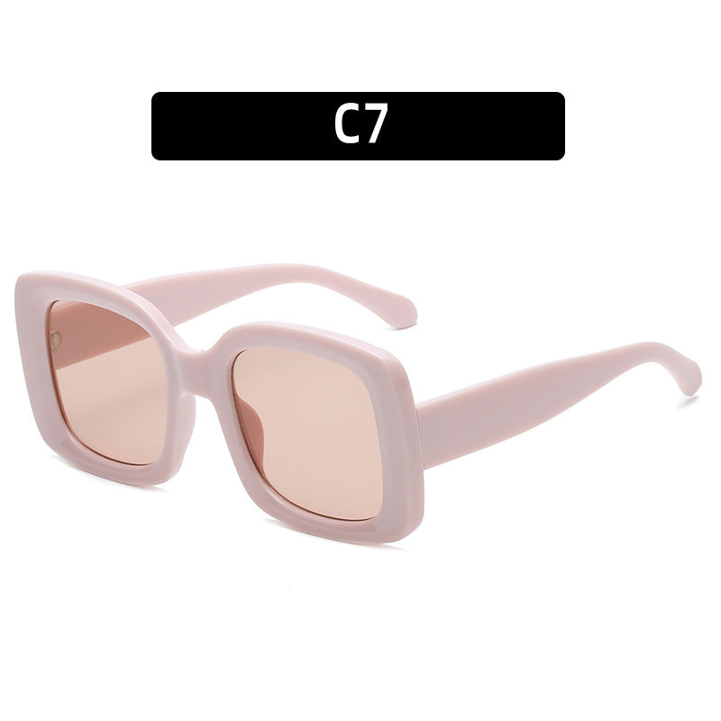 Oversized quadratische Sonnenbrille Moderner Look
