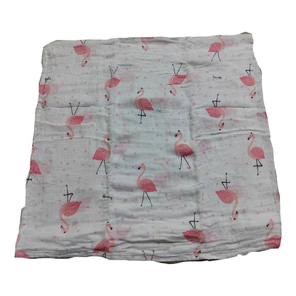 Baumwoll-Musselin Babydecke mit Herzmuster Brehn