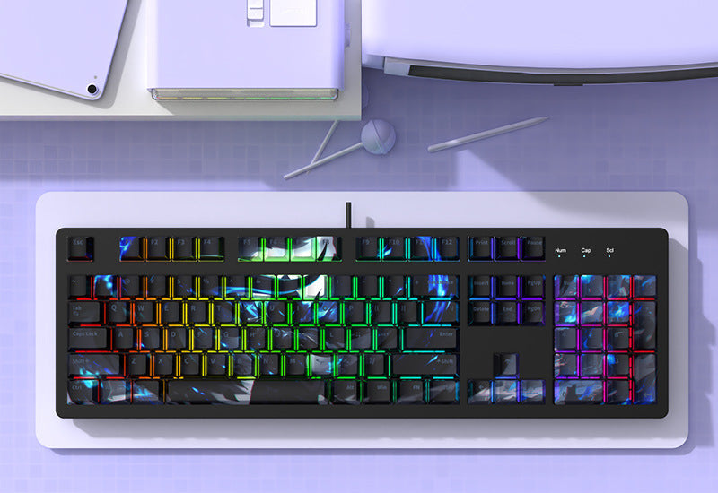 Künstlerisch Themed Mechanische Tastatur Brehn