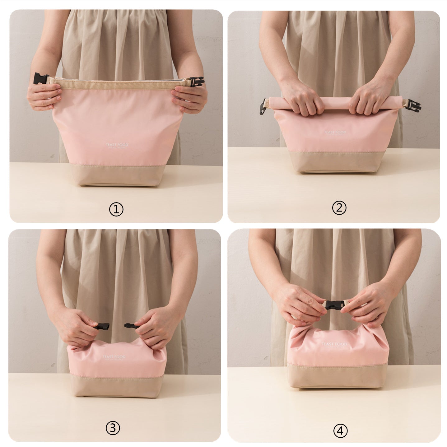 Isolierte Lebensmitteltrage Tasche Brehn