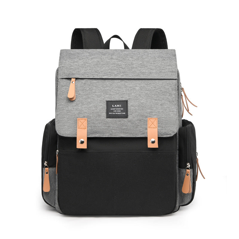 Multi-Taschen-Canvas-Rucksack Brehn
