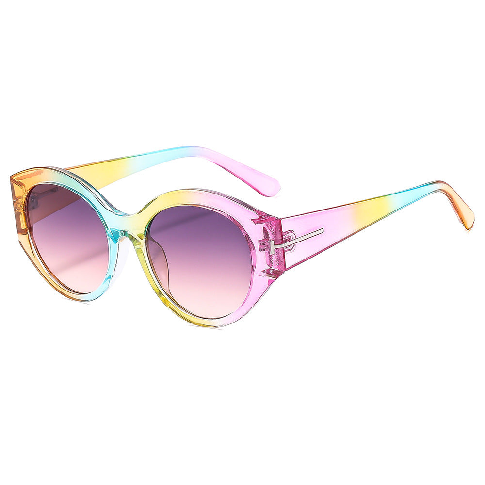 Damen Cat-Eye Sonnenbrille mit extravagantem Rahmen und UV-Schutz Brehn
