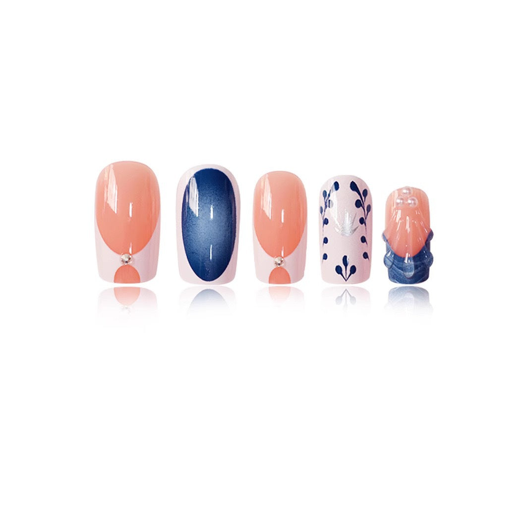 Künstlerische Acryl-Nagelkunstverlängerungen Brehn