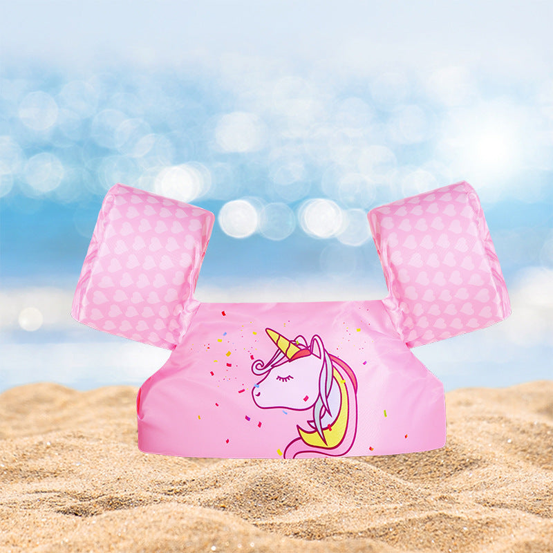 Damen Aufblasbare Schwimmhilfe mit farbigem Flamingo-Design Brehn