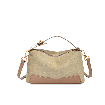 Wildleder Mini Bucket Handtasche