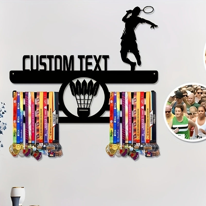 Anpassbare Badminton Wandkunst
