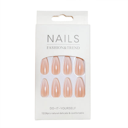 DIY Natürlicher Finish Press-On Nail Set Brehn 1787225130