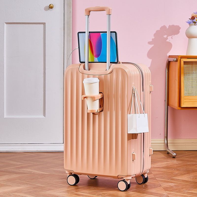 Smart Roller Gepäck mit integriertem USB-Ladeanschluss Brehn