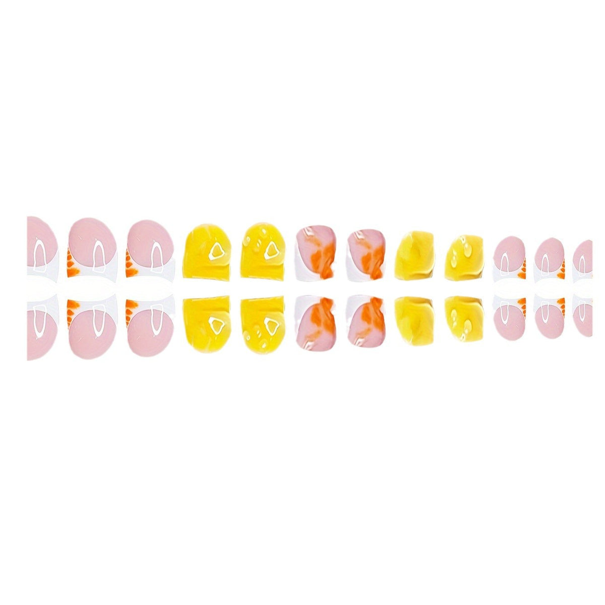 Tropisches Florales Nail Art Set Brehn