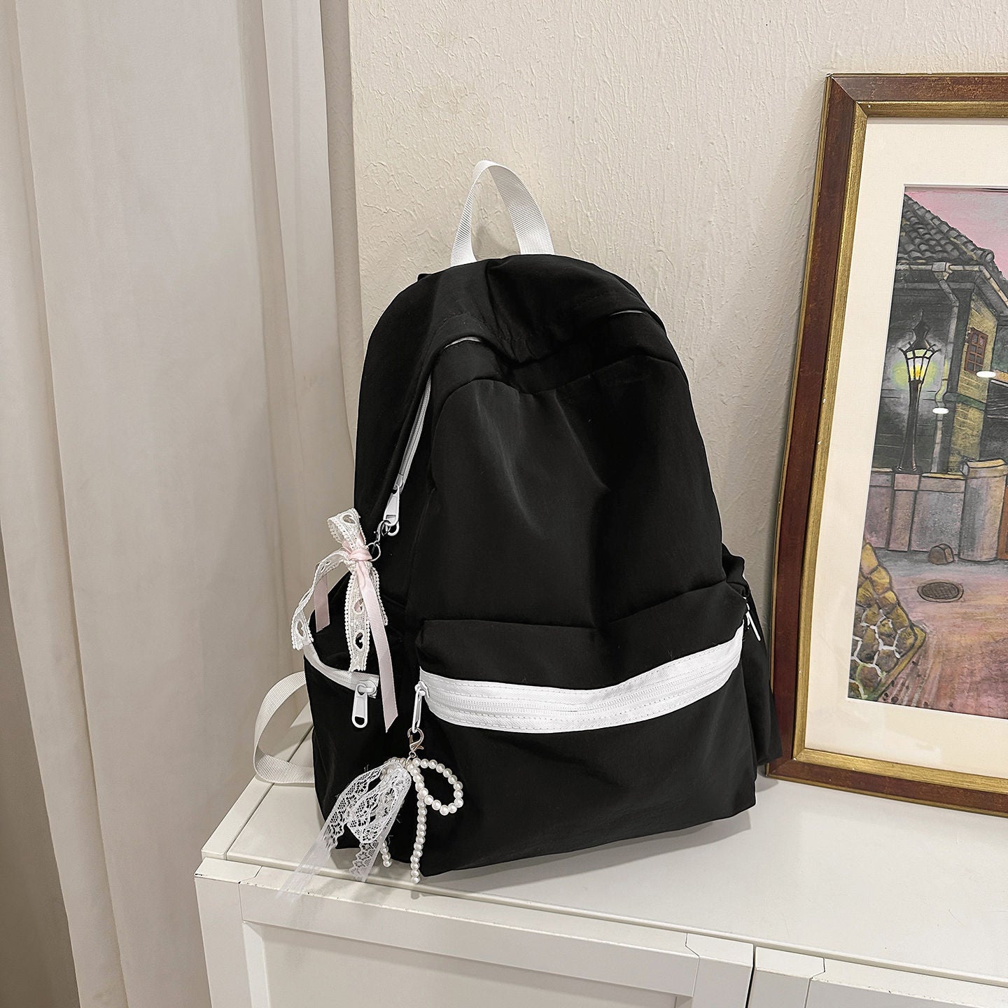 Dekorative Schleifen-Detail Rucksack Brehn