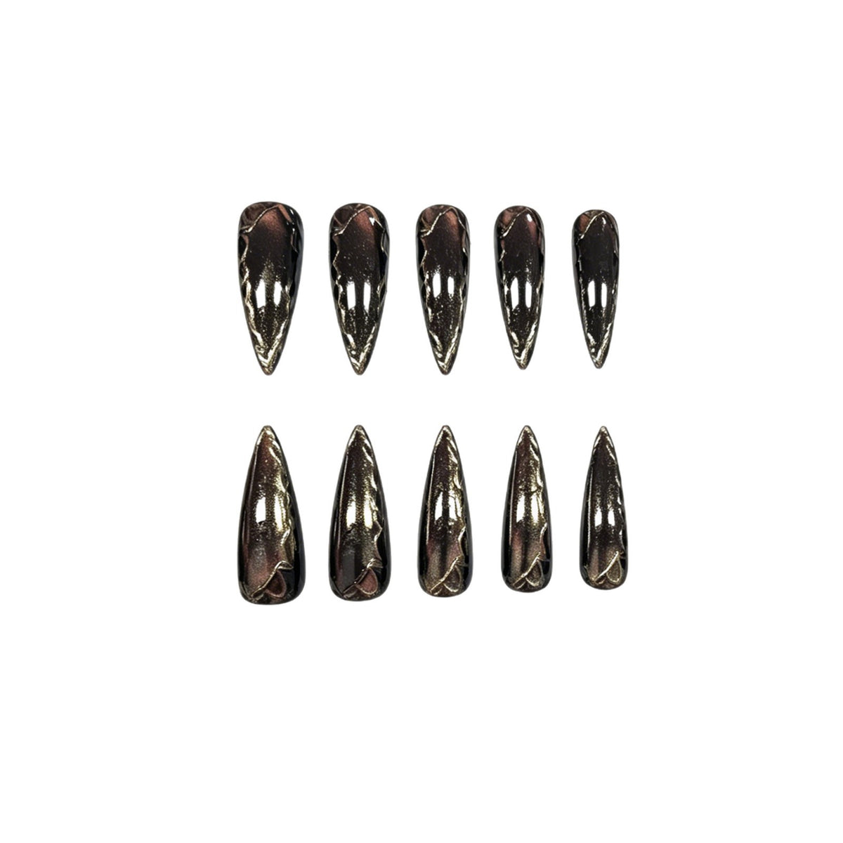 Elegante Stiletto-Nagelverlängerungen Brehn