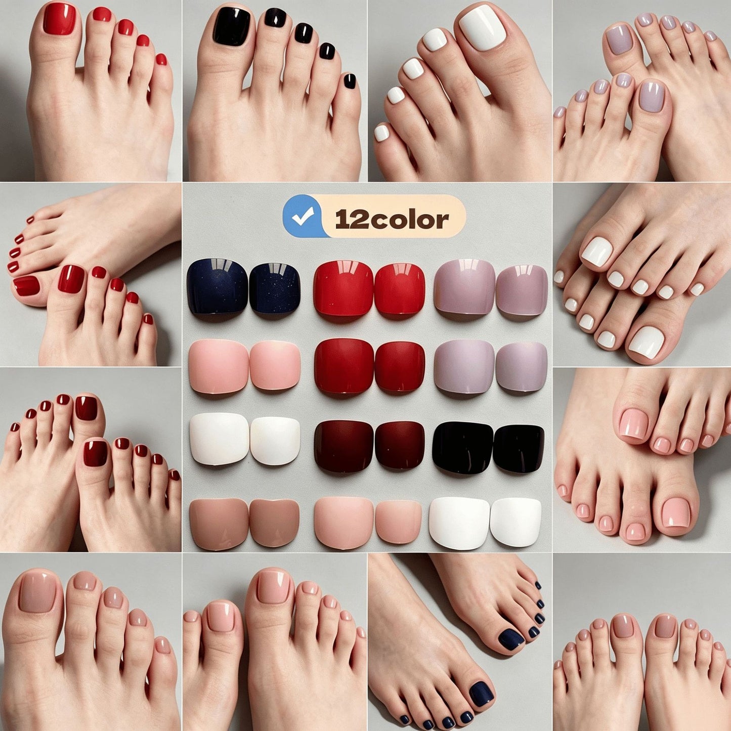 Premium Classic Press-On Nail Set Brehn