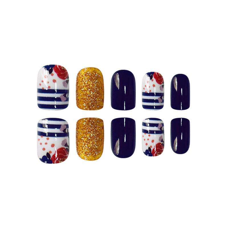 Dekoratives Floral Press-On Nagelset Brehn 1787913909